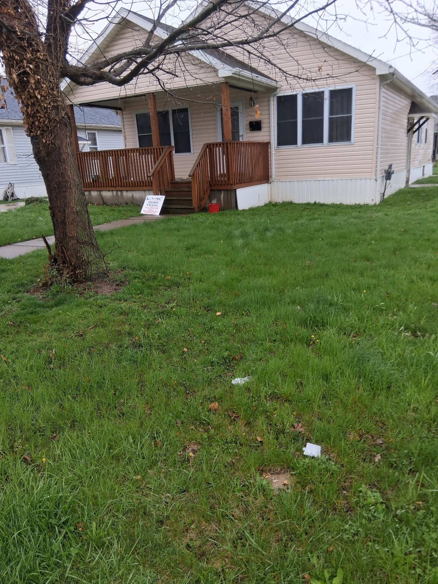 Exterior cleaning project